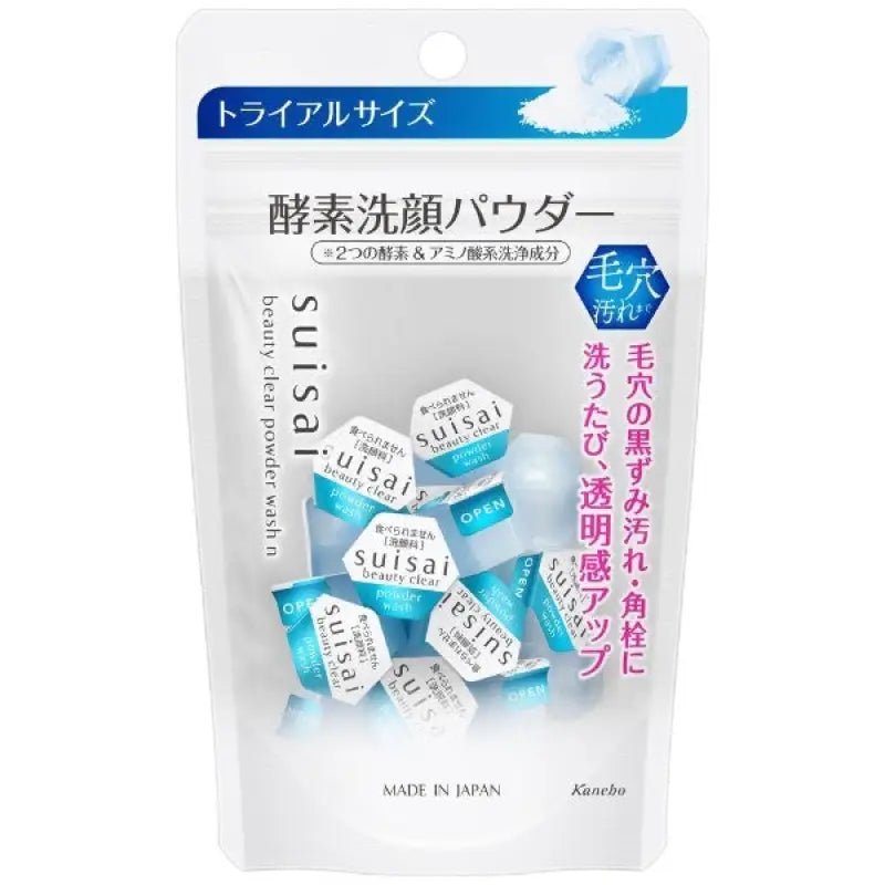 Kanebo Suisai Beauty Clear Powder Wash N 15 Pieces x 0.4g - Powder Face Wash - Made In Japan