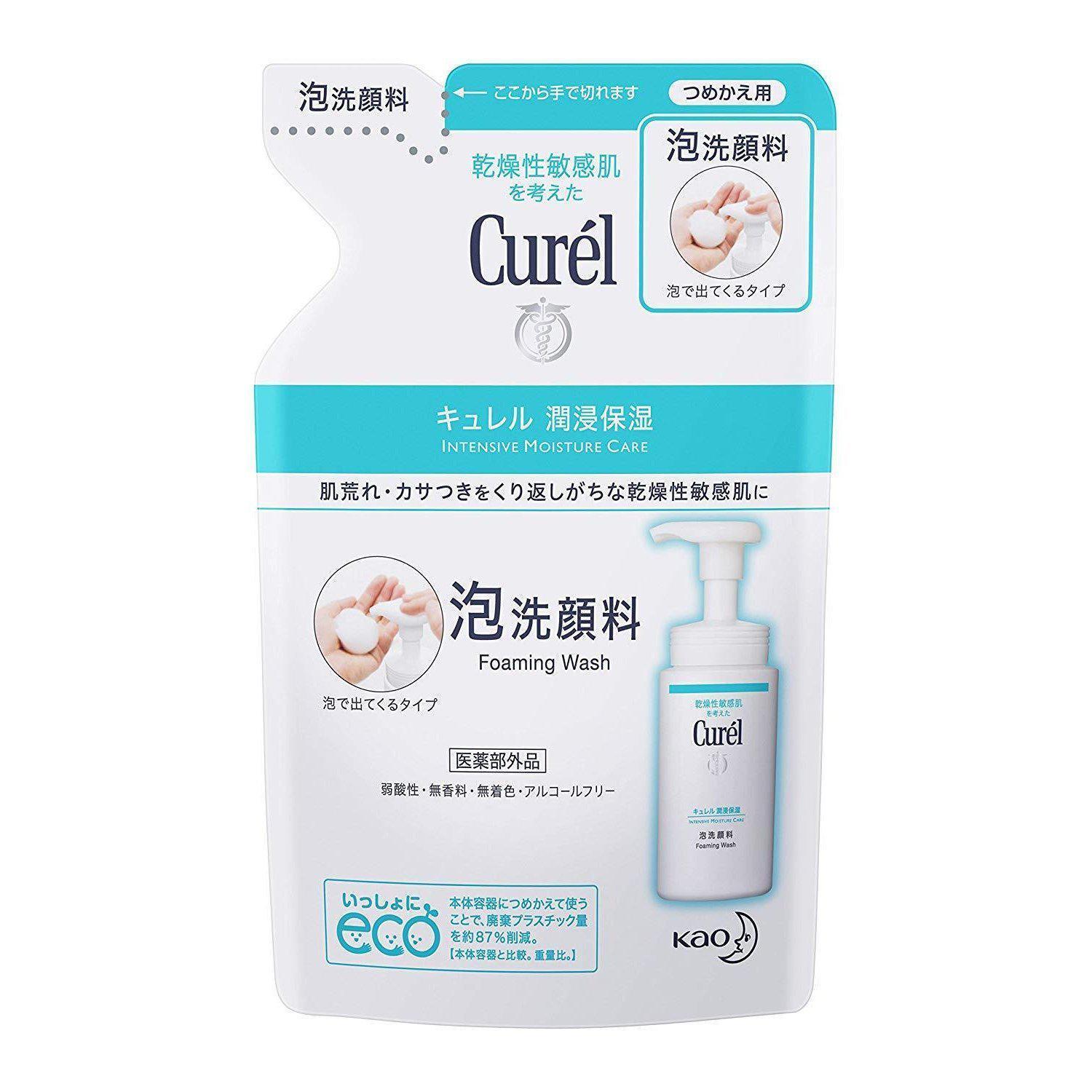 Kao Curel Foaming Face Wash Refill 130ml