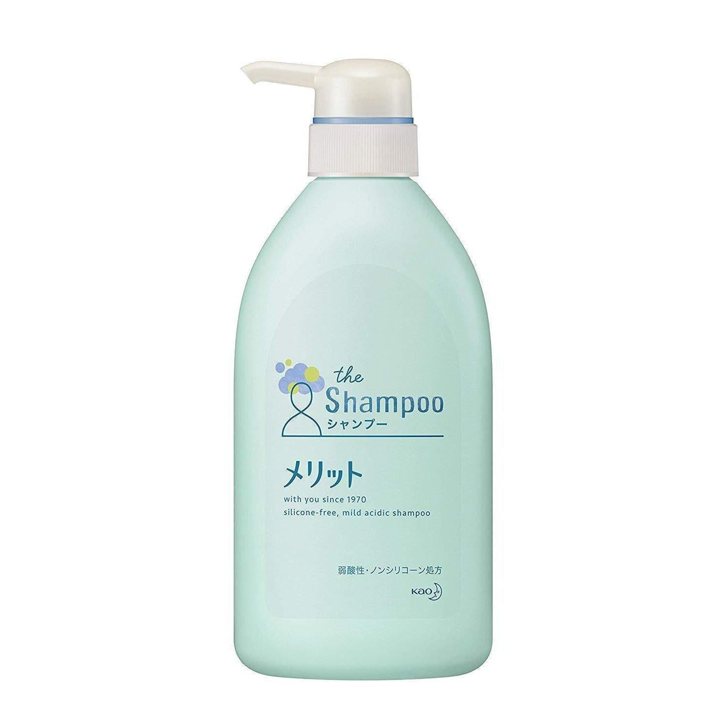 Kao Merit Shampoo Pump Bottle 480ml