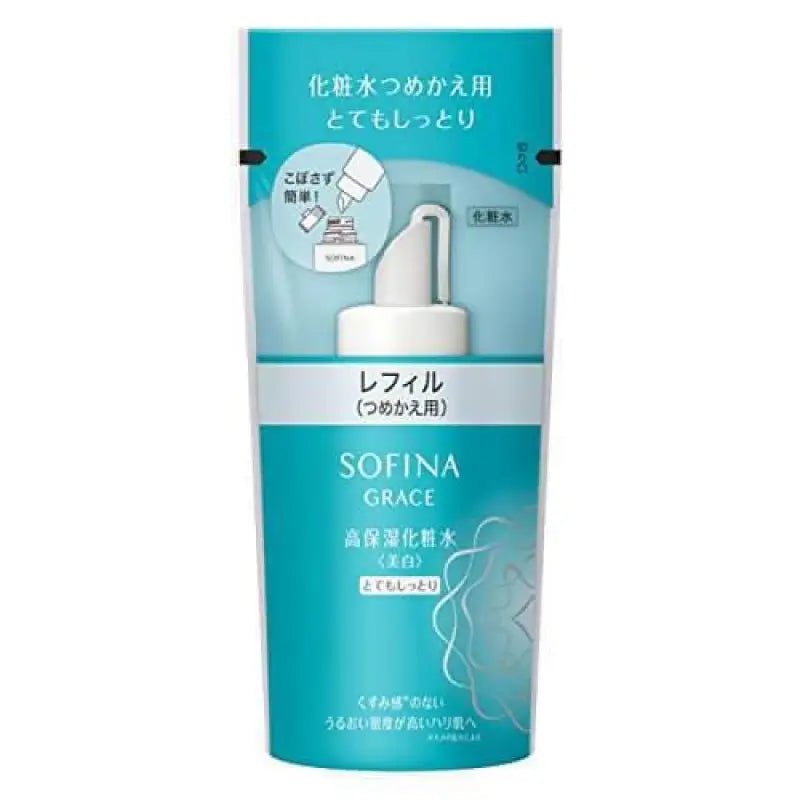 Kao Sofina Grace High Moisturizing Lotion Whitening Very Moist Refill 130ml