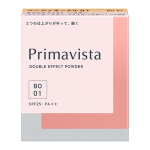 Kao Sofina Primavista Double Effect Powder BO 01 SPF25 PA++ 9g - Face Powder For Light Skin