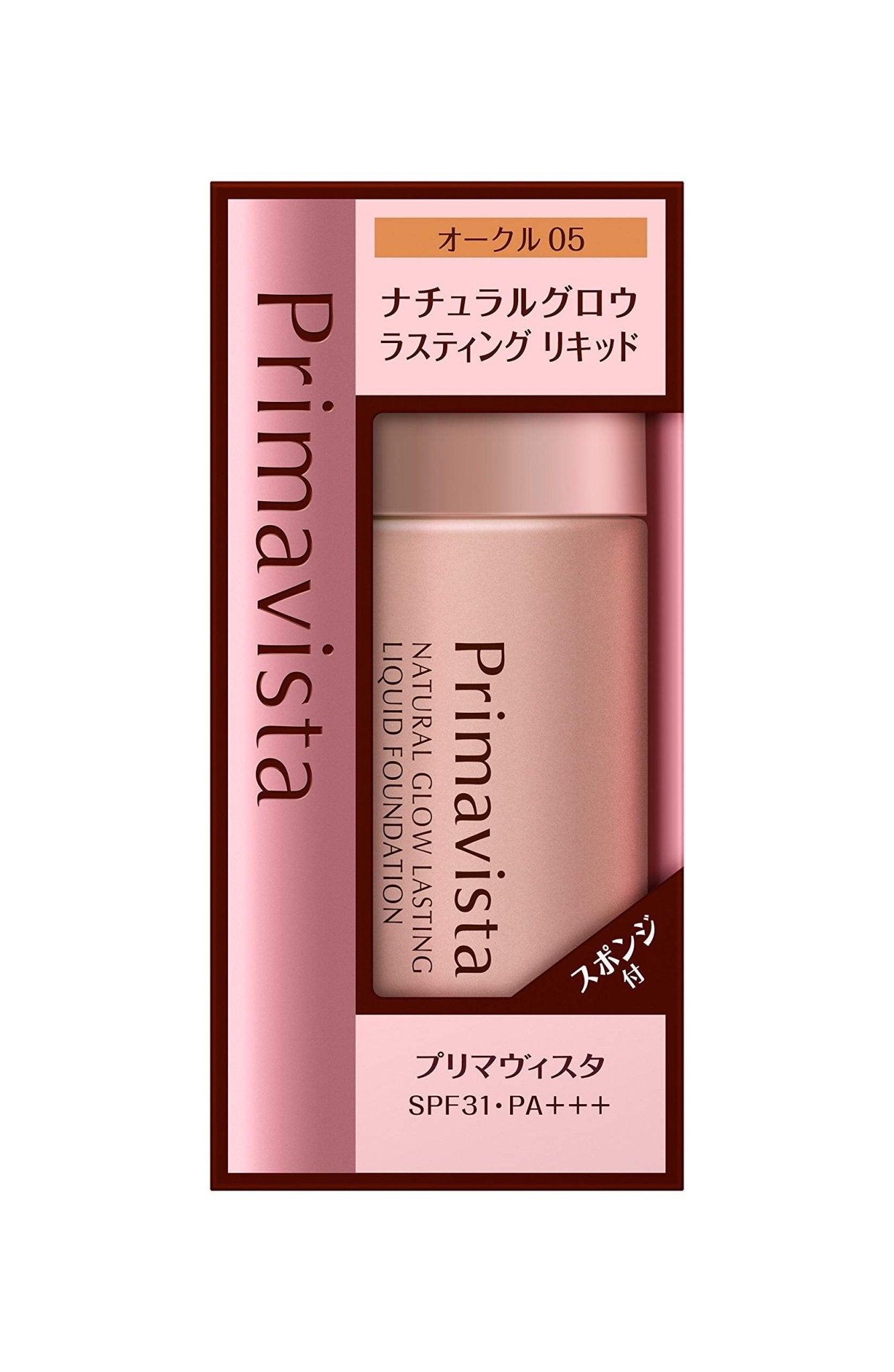 Kao Sofina Primavista Natural Glow Lasting Liquid Foundation 05 SPF31 PA+++ 30ml - Japan Foundation