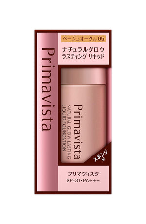 Kao Sofina Primavista Natural Glow Lasting Liquid Foundation 05 SPF31 PA+++ 30ml - Liquid Base