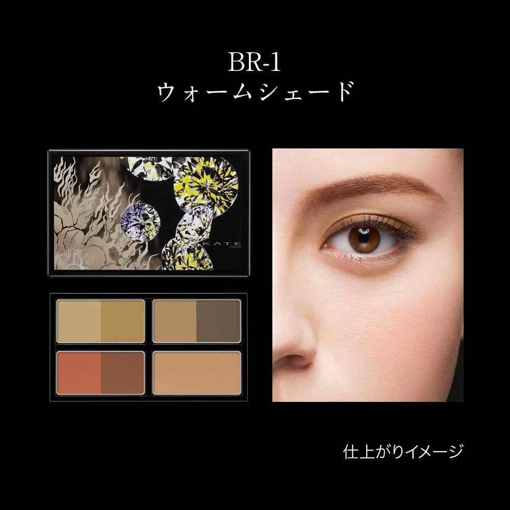 Kate 3D Designing Shade Palette Br - 1 Luxury Eye Makeup Collection