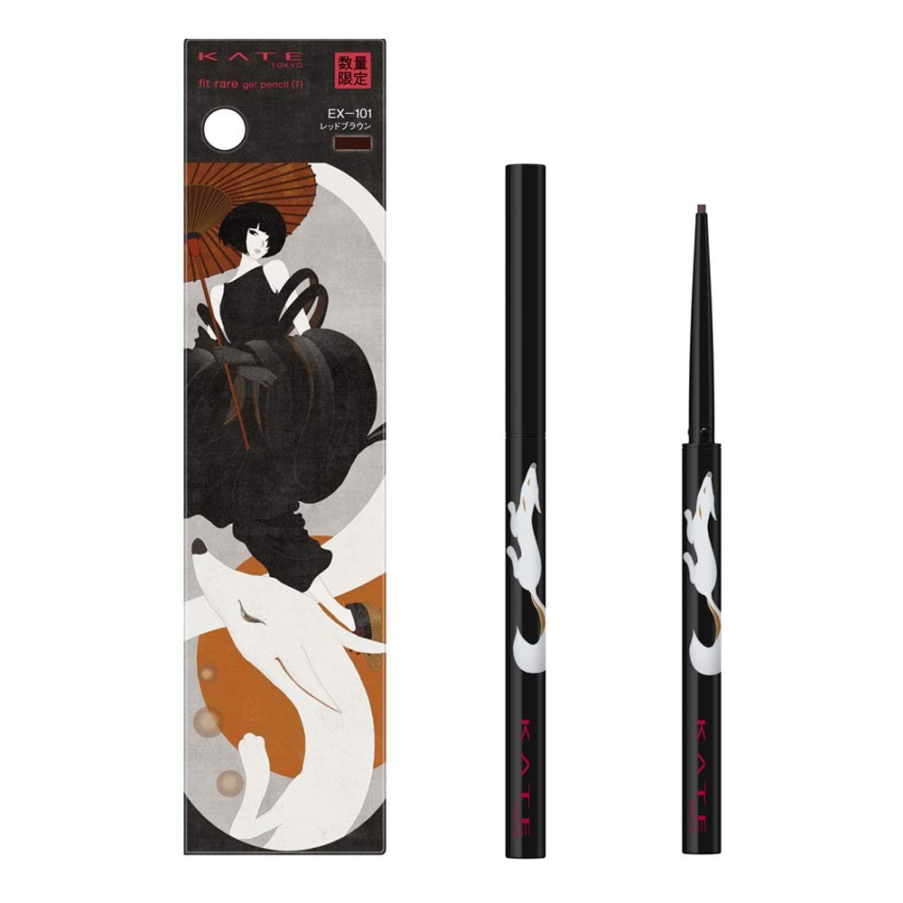 Kate Fit Gel Pencil Eyeliner 0.08G Red Copper (Red Brown) Color Ex - 101 Discontinued