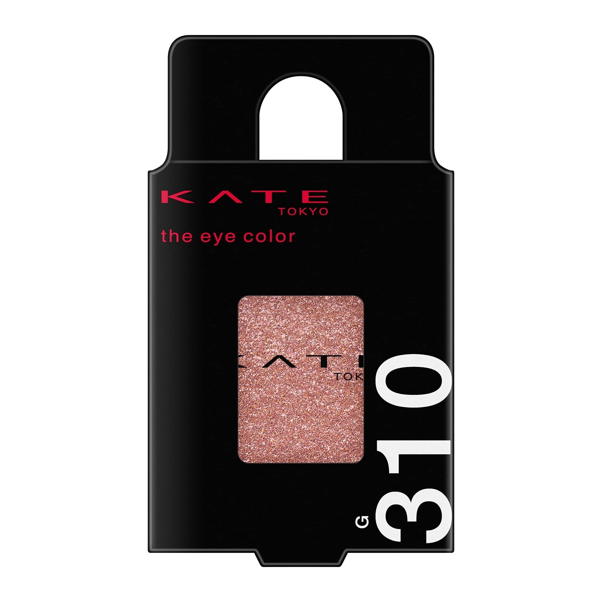 Kate G310 Eye Color in Heart - Shaking Glitter Orange Red - 1 Piece
