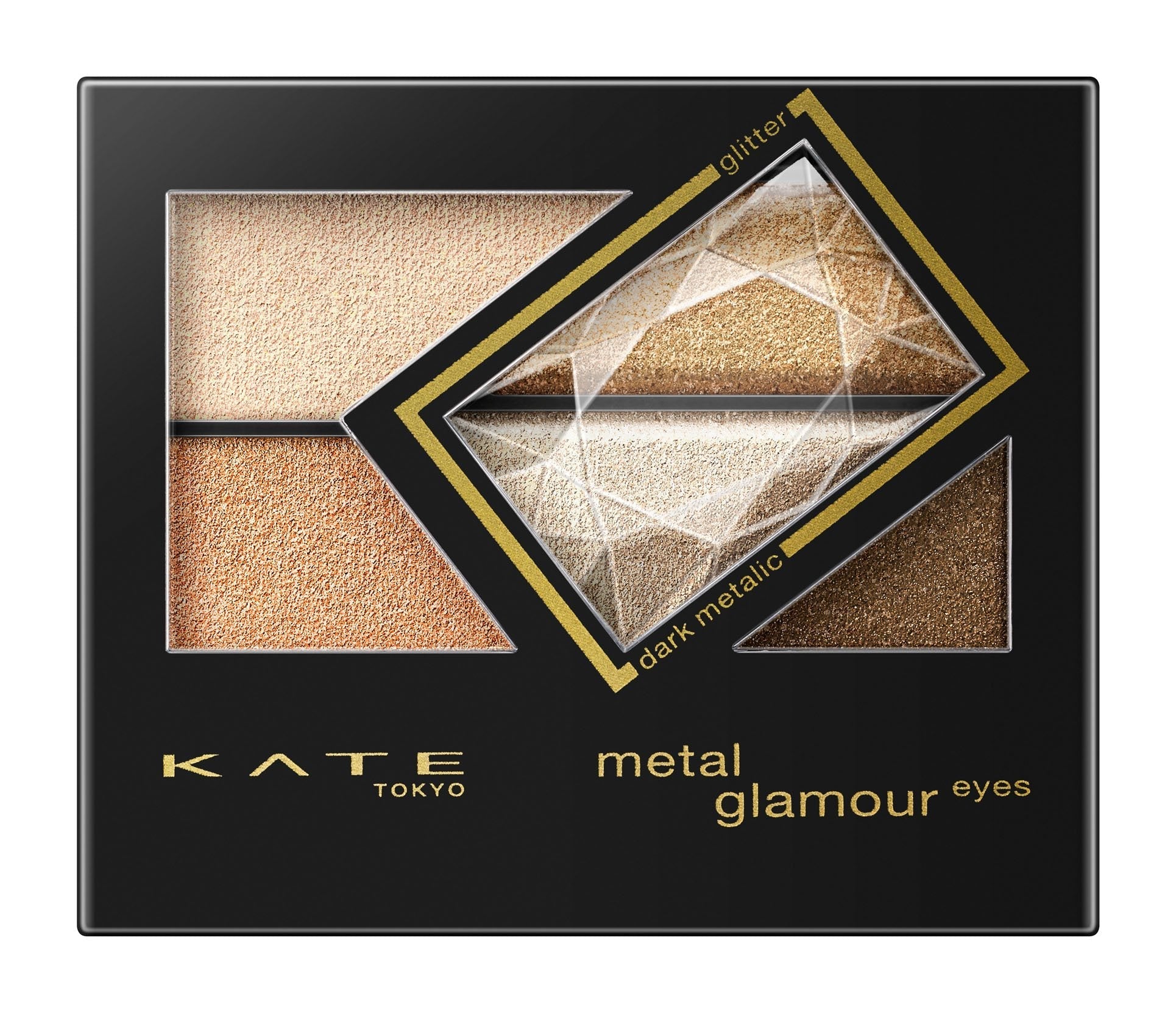 Kate Japan Eyeshadow Glamor Metal Eyes Br - 2