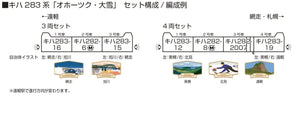 Kato N Gauge Kiha283 Series 10 - 1895 Okhotsk/Taisetsu 4 - Car Set