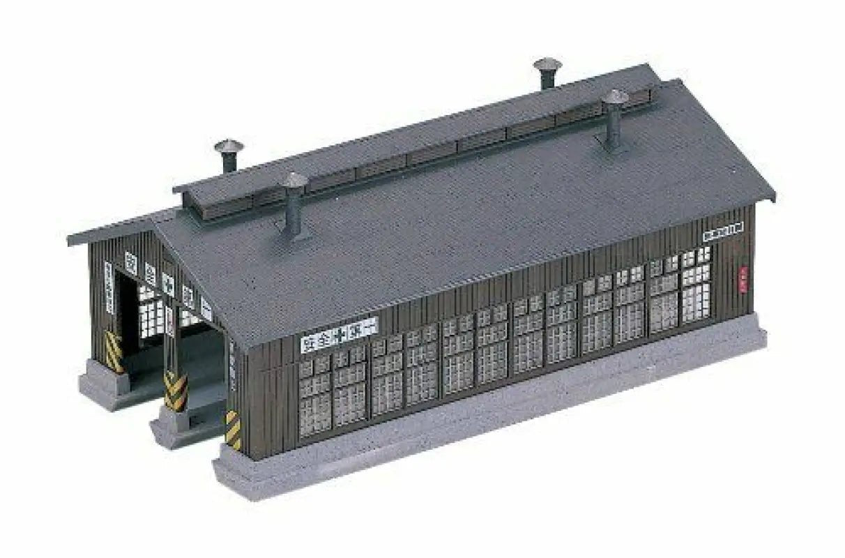 Kato N Scale 1/150 : 23 - 225 Structures Wood 2 - stall Engine House Kit