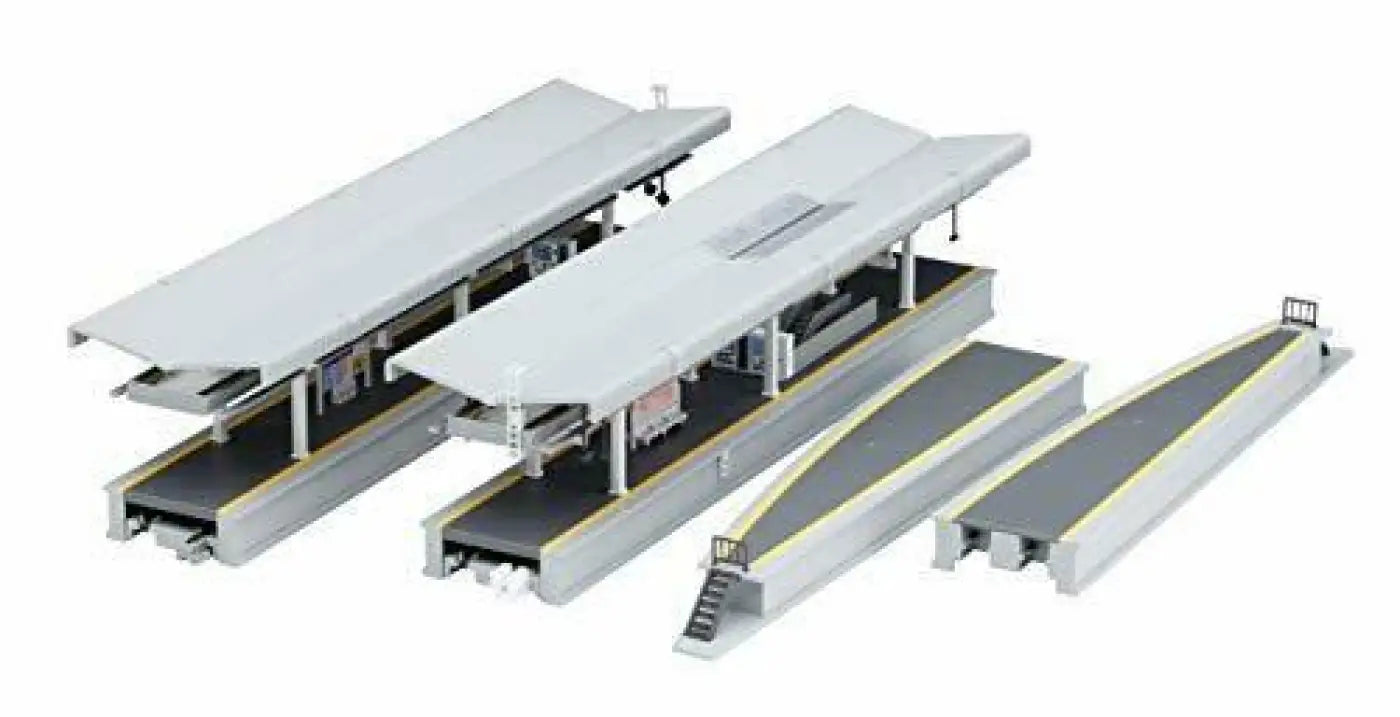 Kato N Scale Island Suburban Platform Dx Set - Railway Model
