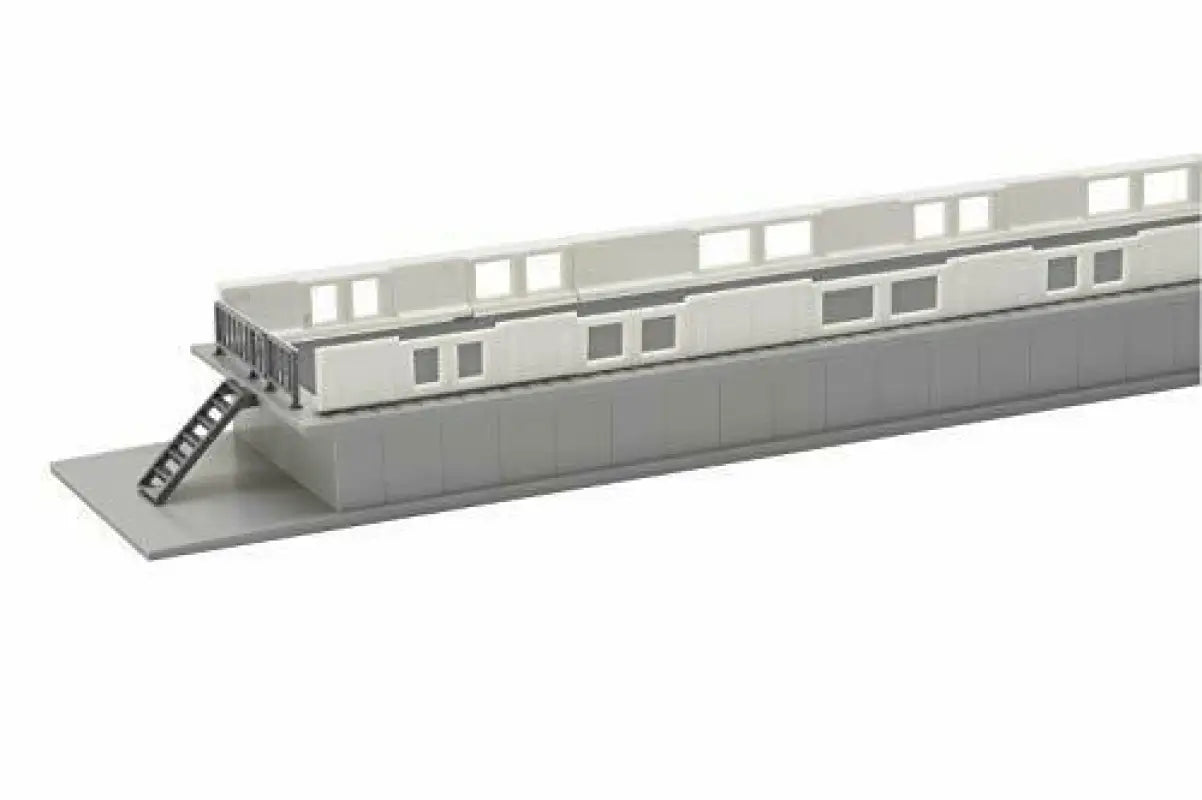 Kato N Scale Platform Edge Barrier With Doors 4 Door For 6 Cars X 2 - Railway Model