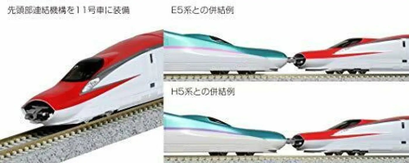Kato N Scale Series E6 Shinkansen 'komachi' Standard 3 Car Set Basic 3 - car Set