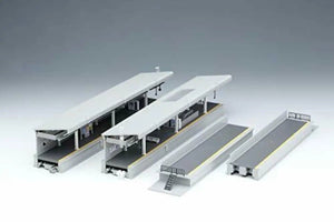 Kato N Scale Suburban Type Platform Dx One - sided Platform Set