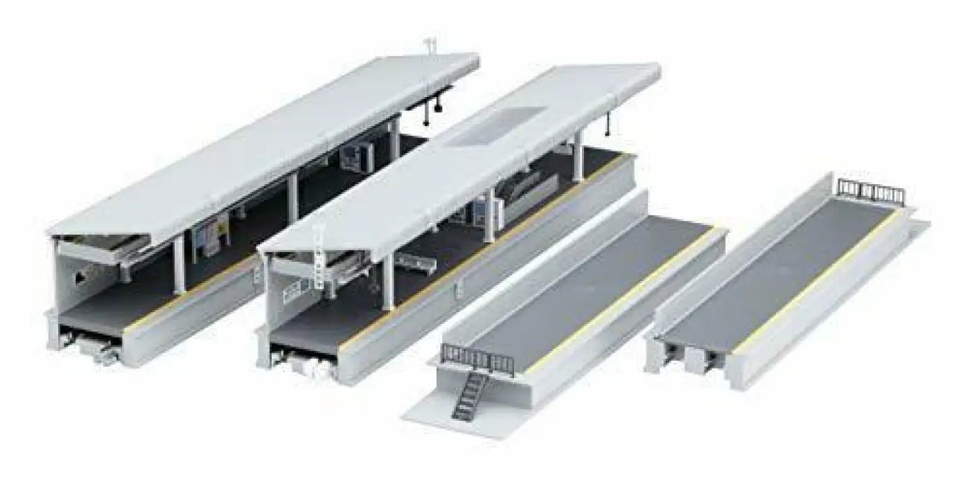 Kato N Scale Suburban Type Platform Dx One - sided Platform Set