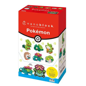 Kawada Nanoblock Mini Nano Pokemon Grass Type (Box) Nbmc_21S Pokemon Building Toys