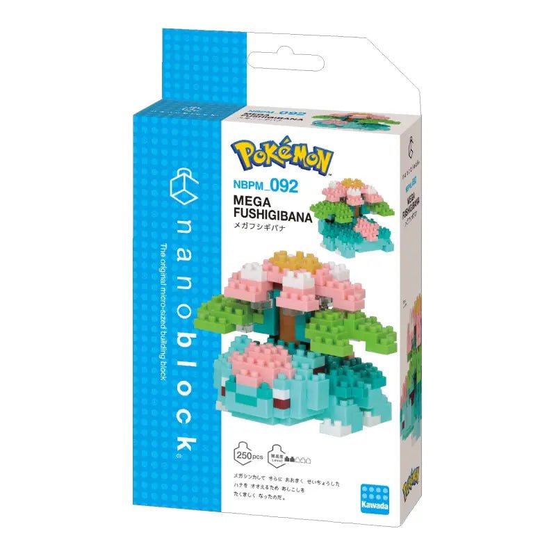 Kawada Nanoblock Pokemon Fushigibana Mega Nbpm_092 Japan Pokemon Building Toys