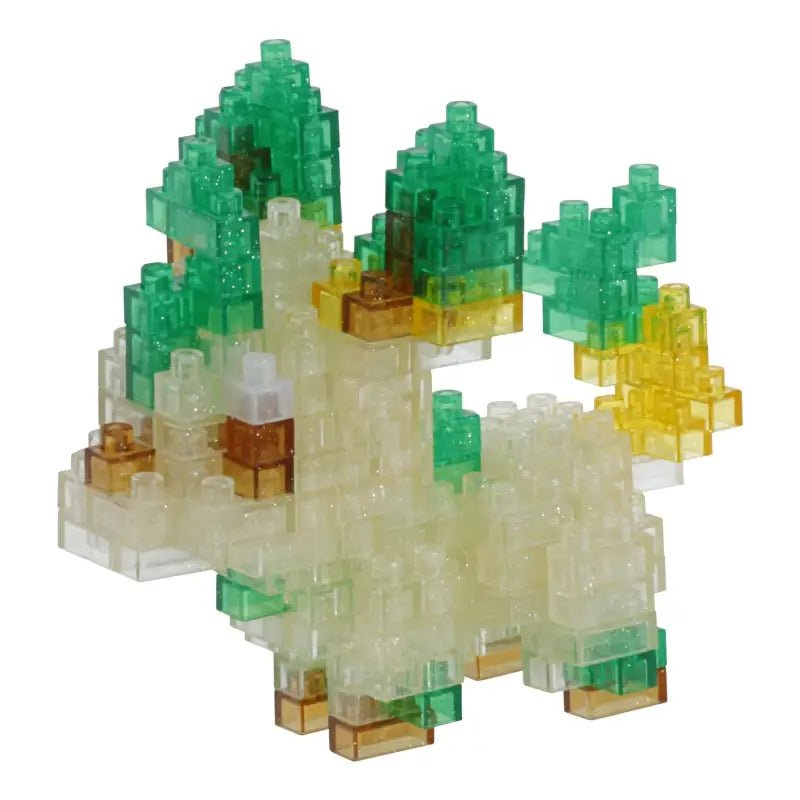 Kawada Nanoblock Pokemon Leafeon Brilliant Shining ver. NBPM_083 Japanese Toy Building Block