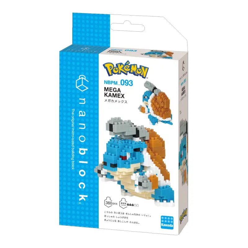 Kawada Nanoblock Pokemon Mega Kamex Nbpm_093 Japanese Pokemon Building Toys