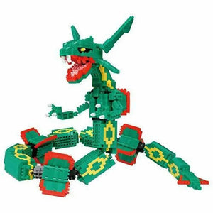 Kawada Nanoblock Pokemon Rayquaza Extreme Dx Building Kit Nbpm_074