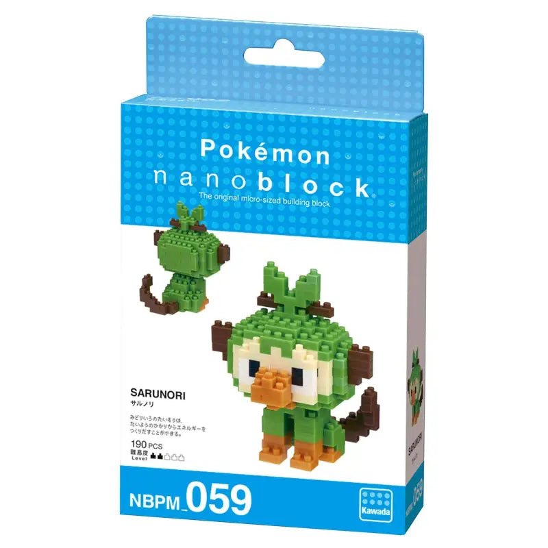 Kawada Nanoblock Pokemon Sarunori Nbpm_059 [‎12 years and up] Building Blocks - Toy Sets & Packs