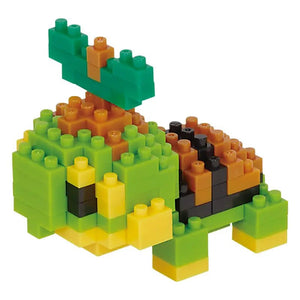 Kawada Nanoblock Pokemon Turtwig Nbpm_077 Japanese Toy Building Block Japan Toys And Figures