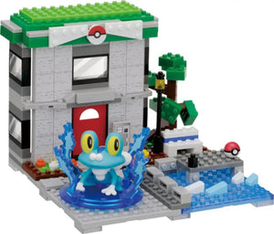 KAWADA Pp - 004 Nanoblock Plus Pokemon Froakie Keromatsu Yacht Harbor