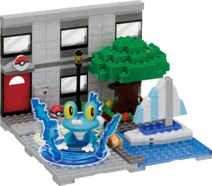 KAWADA Pp - 004 Nanoblock Plus Pokemon Froakie Keromatsu Yacht Harbor