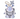 Close-up of Disney Cyber Stitch Keychain, 1 Piece, featuring Padded Star Charm for Style