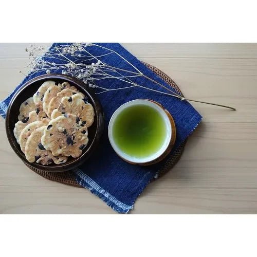 Kikuya Traditional Black Soybean Senbei Kuromame Crackers 100g
