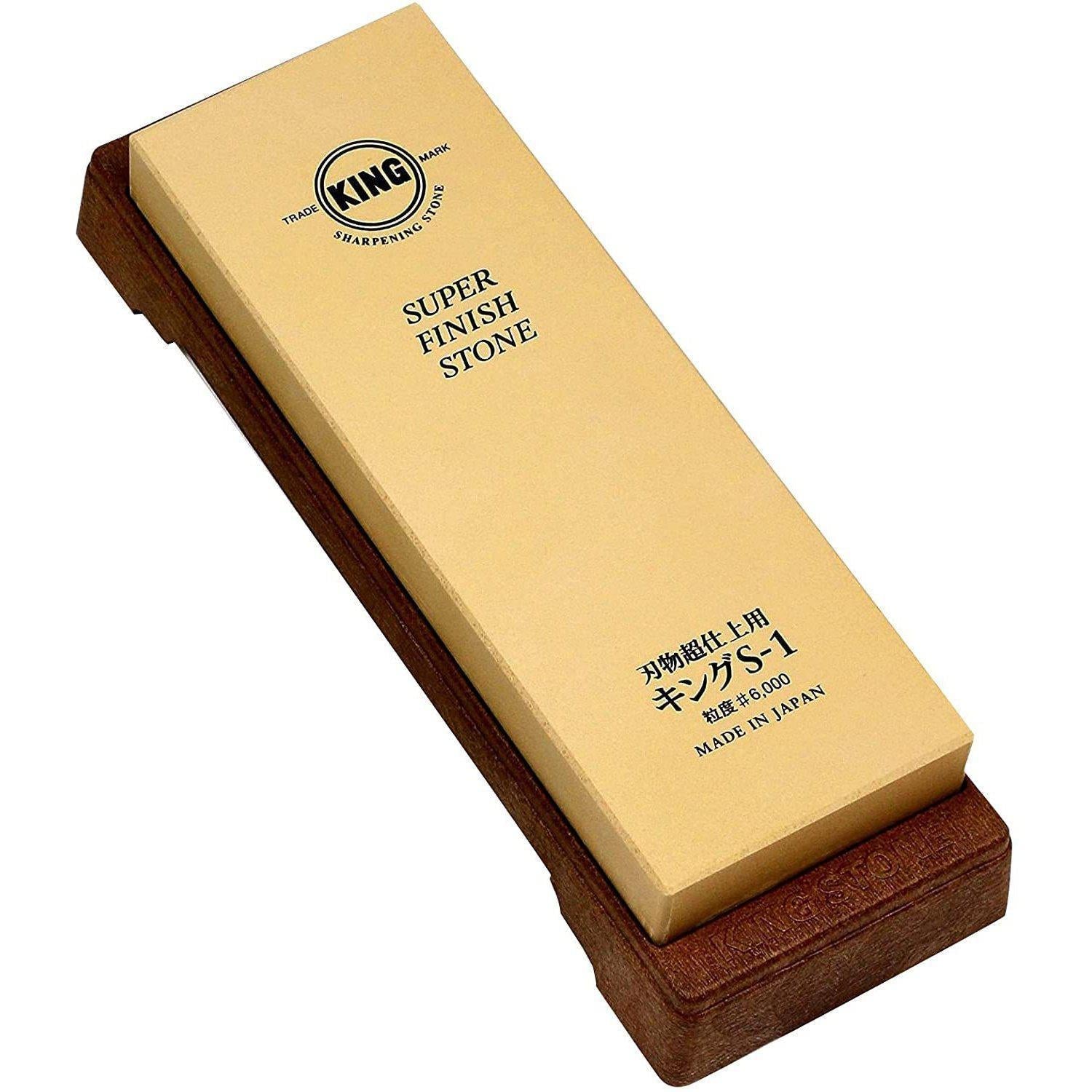 King Super Finish Sharpening Stone Finishing Whetstone #6000 S - 1