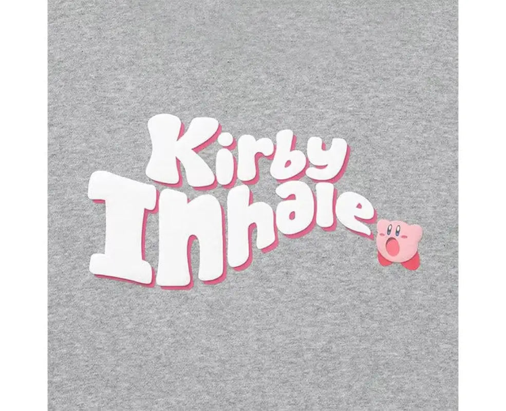Kirby x GU Gray Hoodie