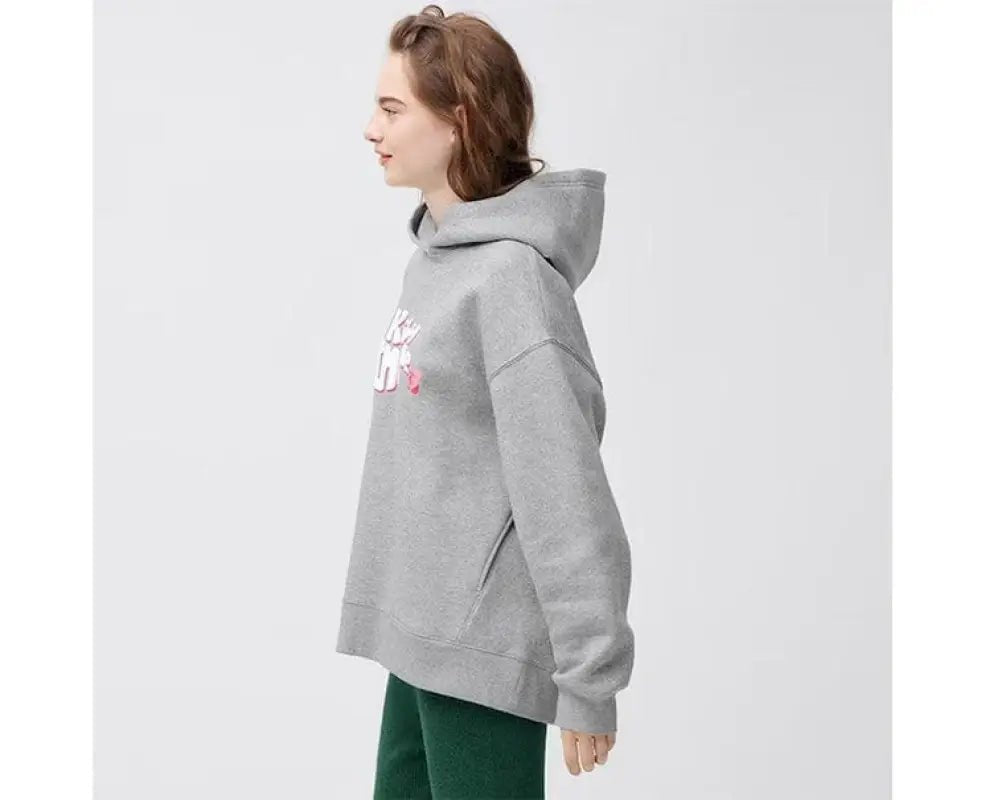 Kirby x GU Gray Hoodie