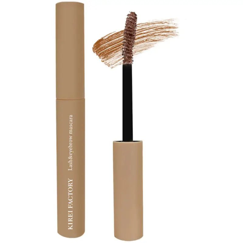 Kirei Factory Rush & Eyebrow Mascara 02 Rough Terracotta 5.5ml - Eyelashes & Eyebrows Mascara