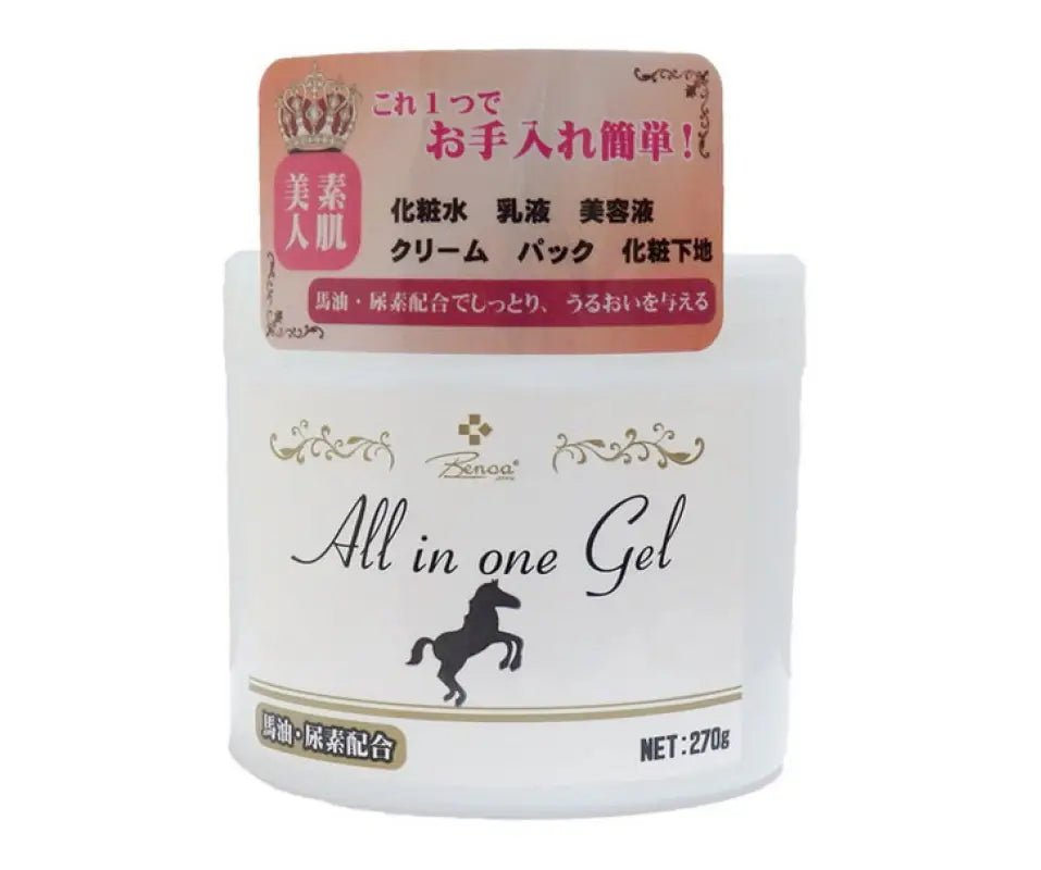 Kiret Horse Oil All In One Gel Cream For Face And Whole Body 270g - Japanese Gel Cream