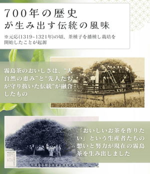 Kirishima Tea Fragrance and Elegant Tea Soft Steamed Sencha (80g)