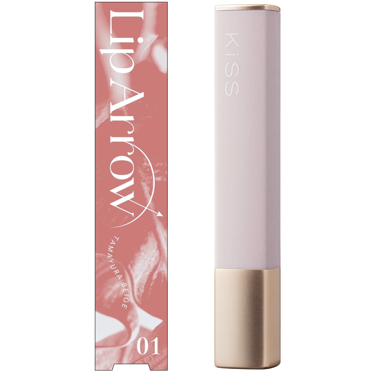 Kiss Lip Arrow 01 Tamayura Beige Lip Plump