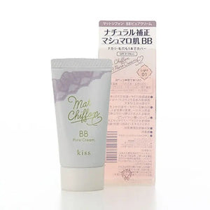 Kiss Matt Chiffon Bb Pure Cream 01 Light SPF31 PA ++ 30g - Makeup Base Cream