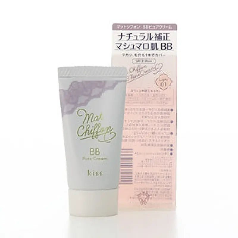 Kiss Matt Chiffon Bb Pure Cream 01 Light SPF31 PA ++ 30g - Makeup Base Cream