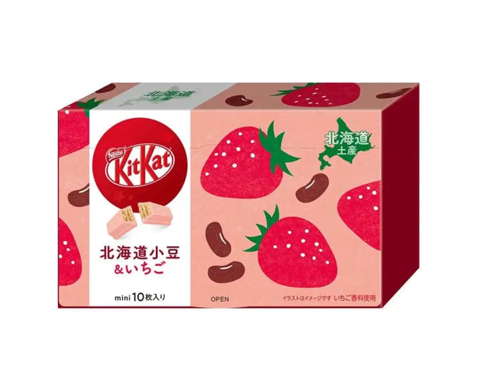 Kit Kat Japan Hokkaido Azuki & Strawberry - CANDY SNACKS
