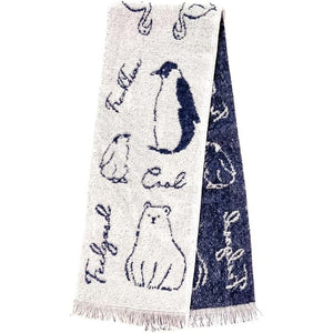 Eco de Cool Polar Bears & Penguins Cooling Neck Scarf 16 x 90cm, water-activated cooling scarf for daily comfort