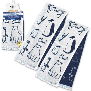 16 x 90cm Eco de Cool Polar Bears & Penguins Cooling Neck Scarf with cooling fabric for everyday comfort