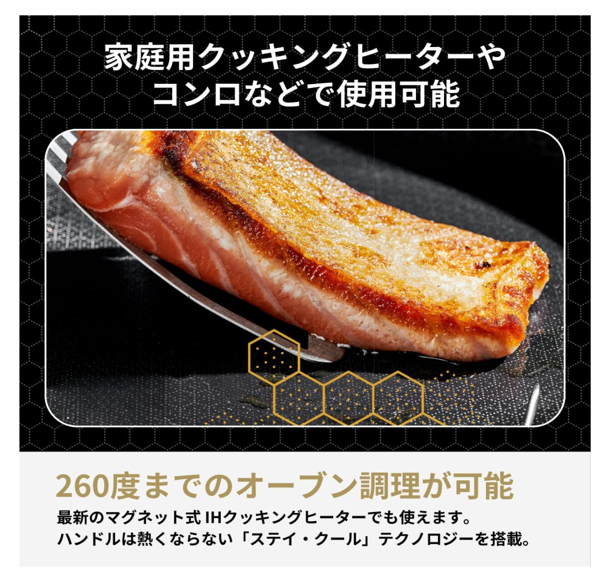 HexClad Hybrid Non-Stick Frying Pan (20 cm) - YOYO JAPAN