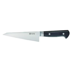 160mm Kiya Carbon Steel Garasuki Knife, ebony handle, designed for precise boning