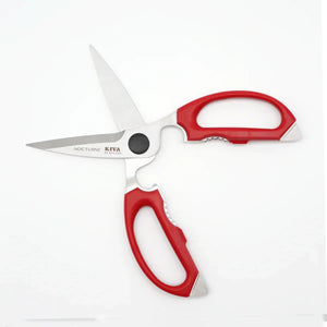 210mm Kiya Nocturne Kitchen Scissors with bottle opener offering practical support for home cooks