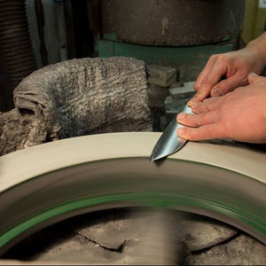 150mm Takamura Hamono DP Gold Deba Knife, single bevel design, crafted for precise filleting