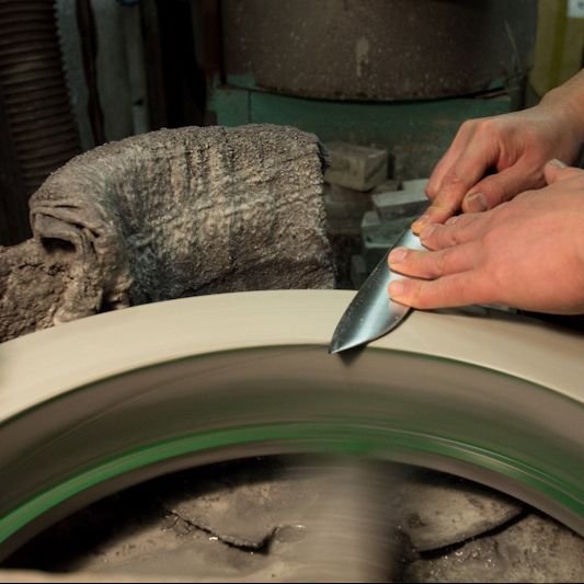 150mm Takamura Hamono DP Gold Deba Knife, single bevel design, crafted for precise filleting