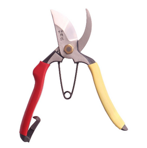 Tobisho Hand Forged Pruners SR-2 185mm in use, perfect for careful plant trimming