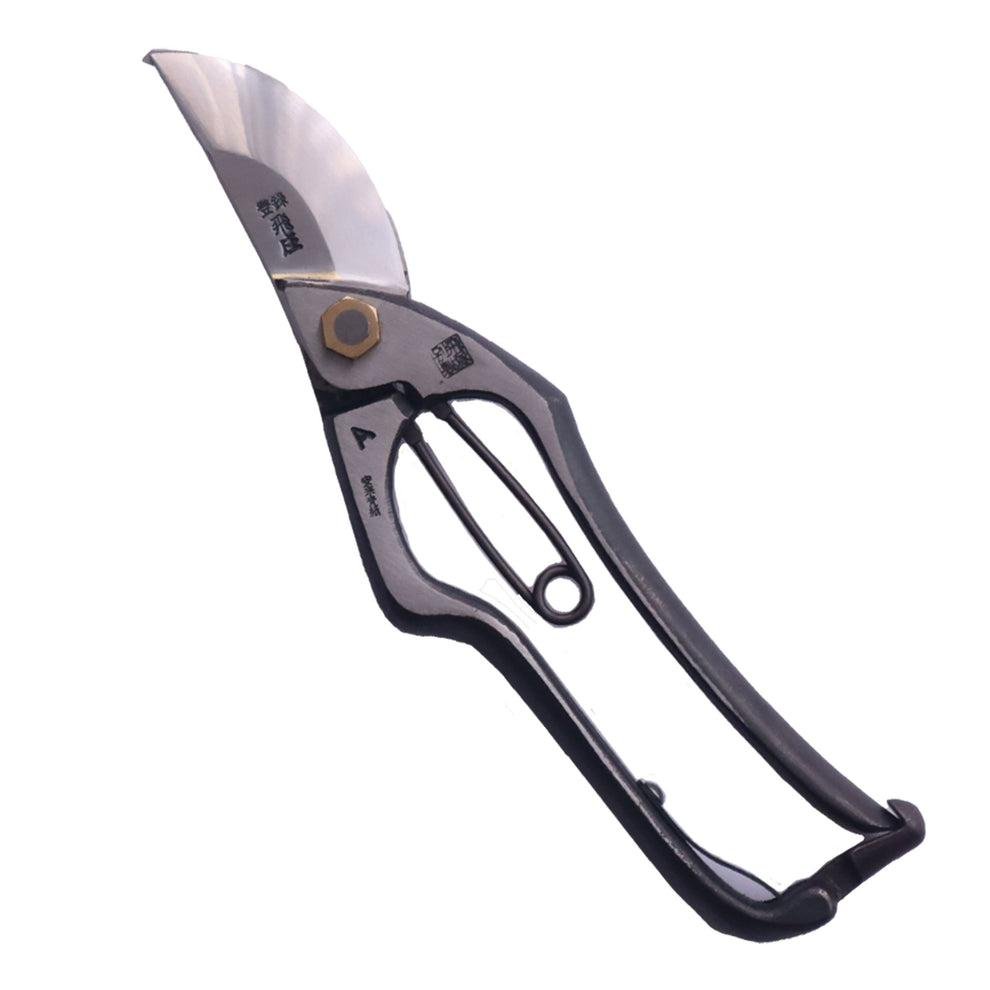 200mm Tobisho Type A Pruning Shears, Blue Paper Steel blades, designed for professionals and home gardeners