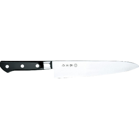 Tojiro DP Cobalt Gyuto Knife 240 mm, full view with handle and blade for slicing large ingredients