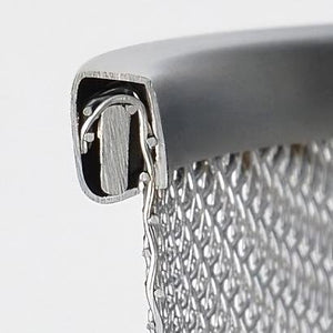 12-inch Enzo Durable Stainless Steel Colander Mesh, wide bowl, designed for home cooking and ingredient washing